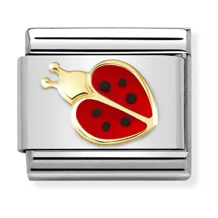 Nomination Composable L&auml;nk, Ladybug Red