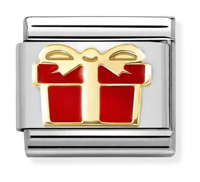 Nomination Composable Länk, gold Gift Red