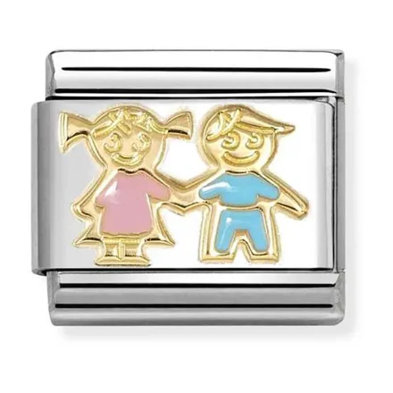 Nomination Composable Classic L&auml;nk, Syster & Bror