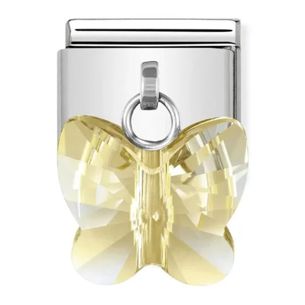 Nomination Composable Classic Länk med Guldvippa