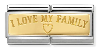Nomination Composable Classic Double Länk I Love My Family