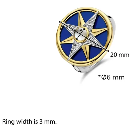 TI SENTO Milano Ring 12303BL