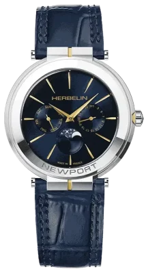 Herbelin NWPT SLIM PH. DE LUNE - BICO/CUIR