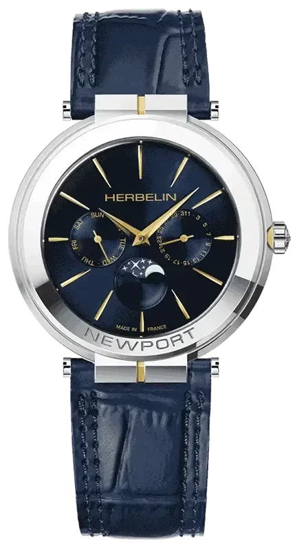 Herbelin NWPT SLIM PH. DE LUNE - BICO/CUIR