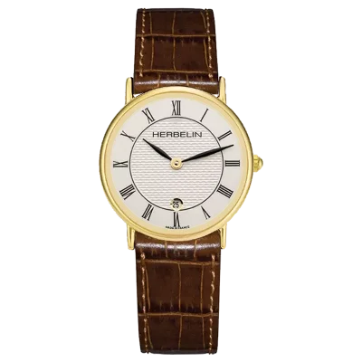 MICHEL HERBELIN RONDE PVD DATE 12 ROMAINS