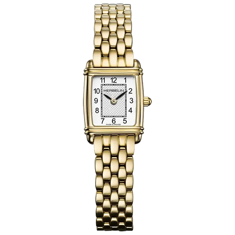 Herbelin Ladies Mini Tonneau Gold  17438BP1N22