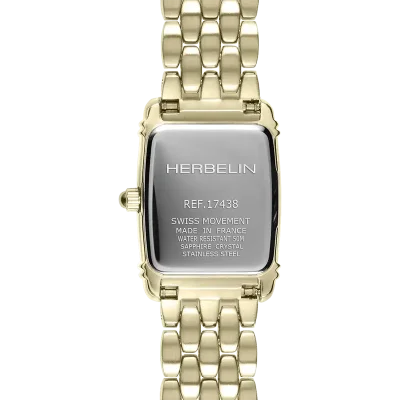 Herbelin Ladies Mini Tonneau Gold  17438BP1N22