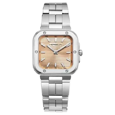 MICHEL HERBELIN LADIES  CAP CAMARAT SQUARE SALMON