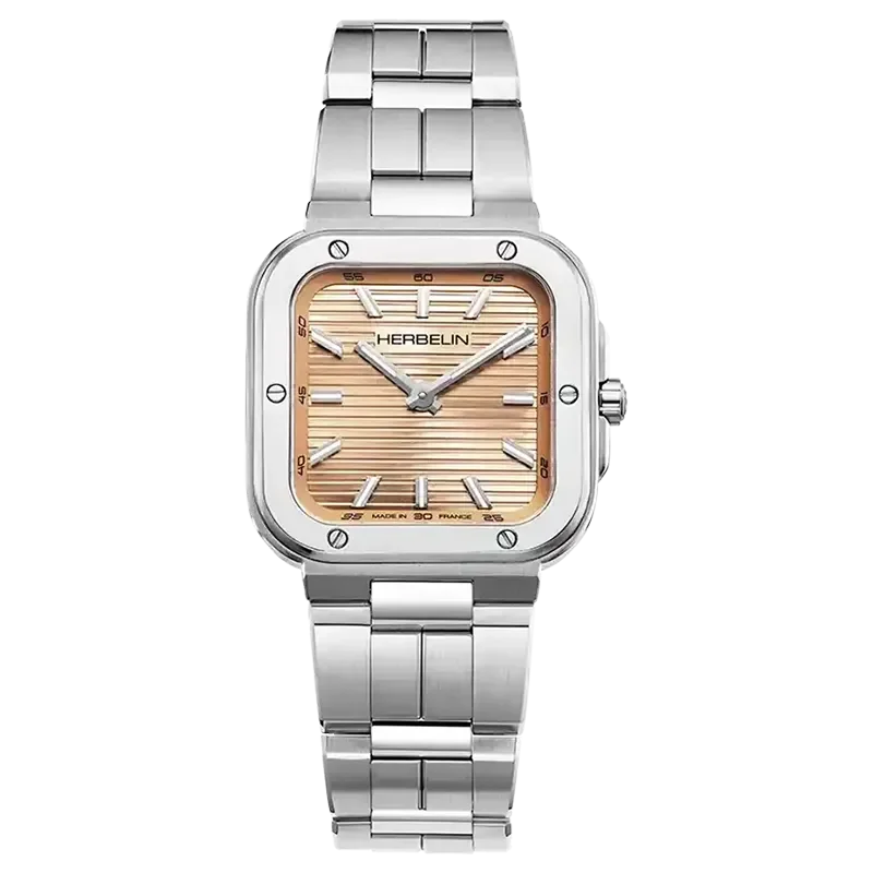 MICHEL HERBELIN LADIES  CAP CAMARAT SQUARE SALMON