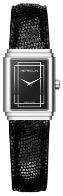 Herbelin ART DECO 1920 STYLE BLACK STEEL