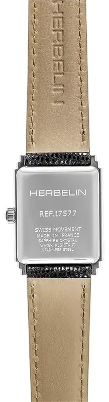 Herbelin ART DECO 1920 STYLE BLACK STEEL
