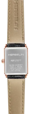 Herbelin ART DECON 1920 STYLE ROSE GOLD BROWN