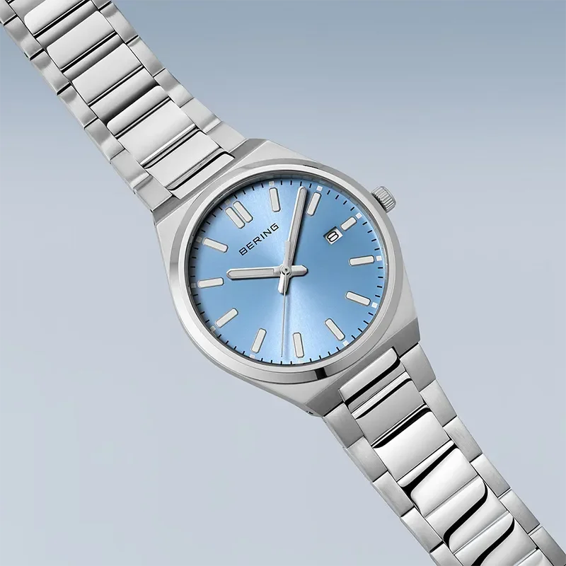 BERING CLASSIC POLISHED STEEL MEN BL