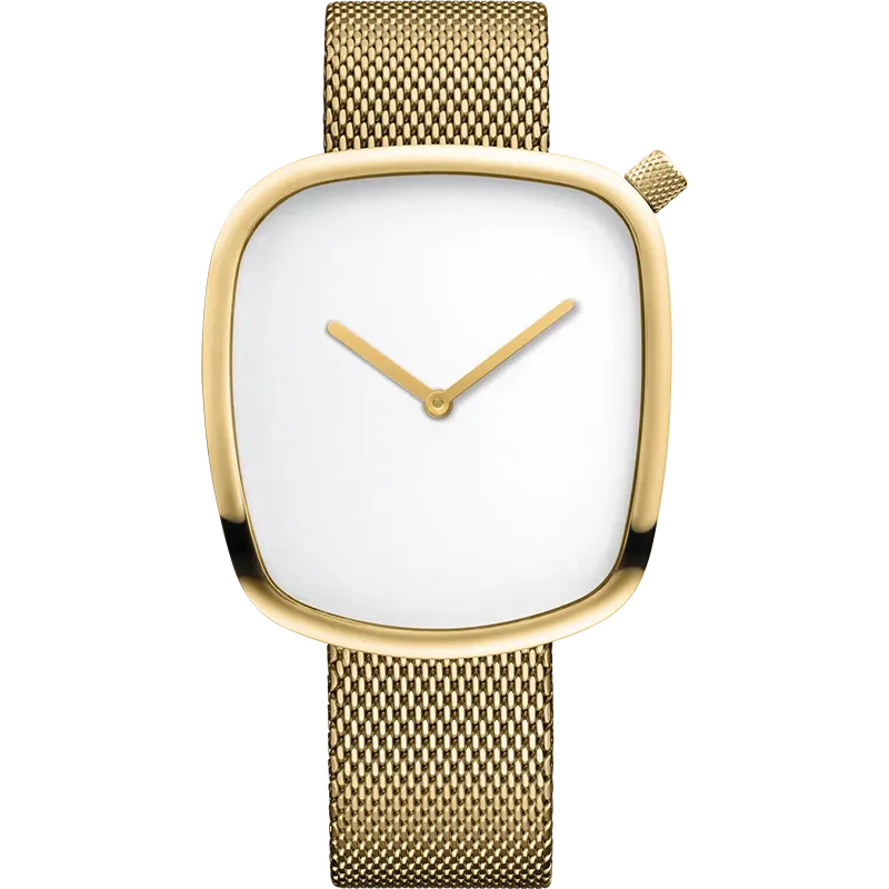 BERING PEBBLES LADY WATCH  GOLD