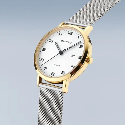 BERING WATCH TIANIUM MESH