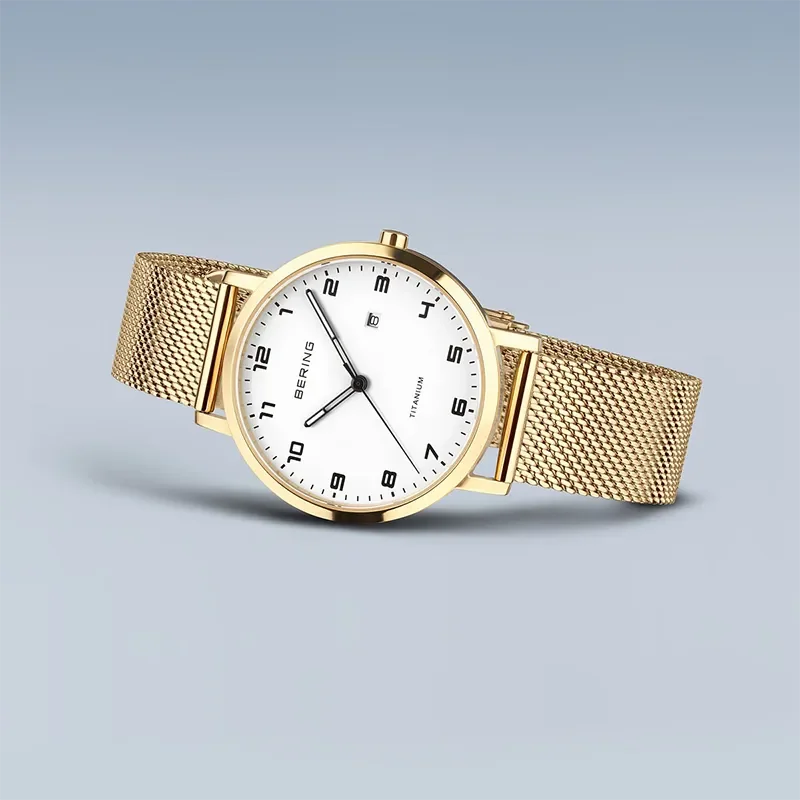 BERING WATCH TITANIUM GOLD