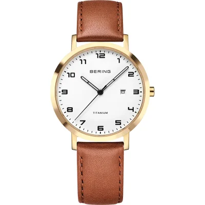 BERING  watch  titanium gold  18634+534