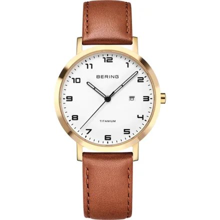BERING  watch  titanium gold  18634+534