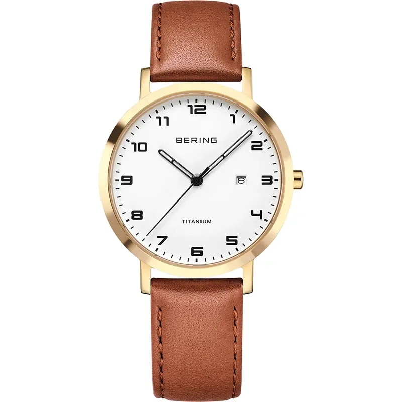 BERING  watch  titanium gold  18634+534
