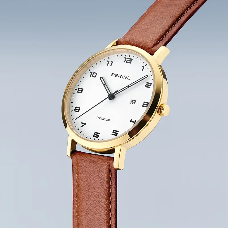 BERING  watch  titanium gold  18634+534