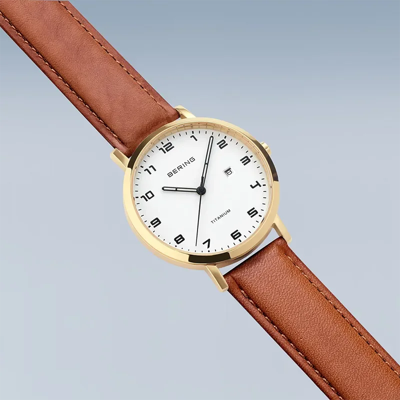 BERING  watch  titanium gold  18634+534