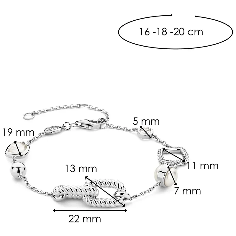 TI SENTO Milano Armband 23033ZI