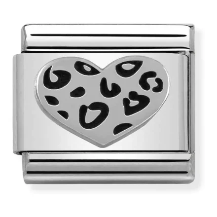 Nomination Composable Classic L&auml;nk Leopard Heart