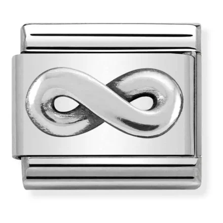 Nomination Composable Classic Infinity Länk i Silver