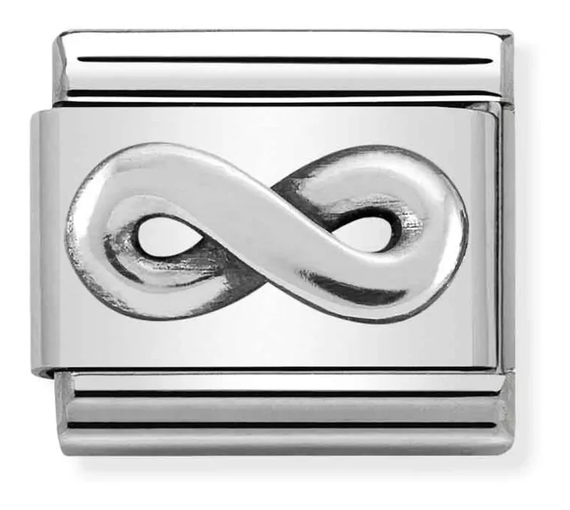 Nomination Composable Classic Infinity Länk i Silver