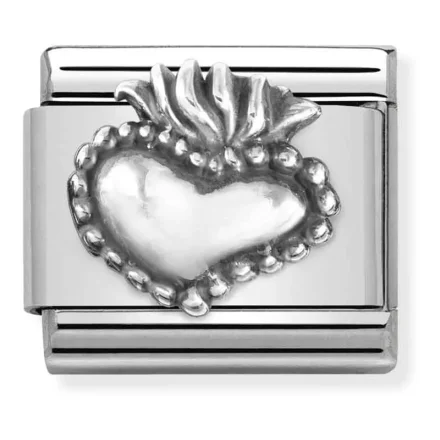 Nomination Composable L&auml;nk, Sacred Heart, sterling silver