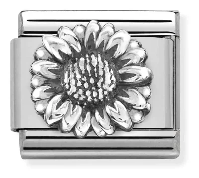 Nomination Composable Classic Länk, Silver Sunflower