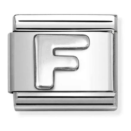 Nomination letter F silver  330113_06