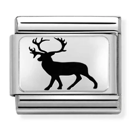 NOMINATION  silver Stag exlusive plate 330192_01