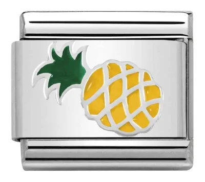 Nomination Composable Classic Pineapple Länk i färgad emalj