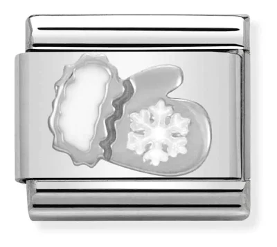 Nomination Composable Classic Länk Handske med Snöflinga i Silver