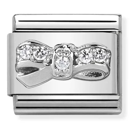 Nomination Composable Classic L&auml;nk, B�ge med stenar