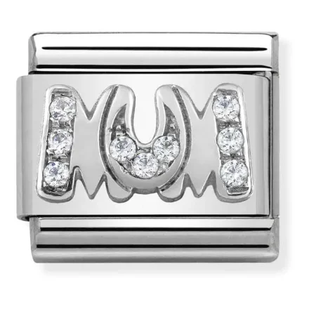 Nomination Composable Classic L&auml;nk Mum med Zirkonia