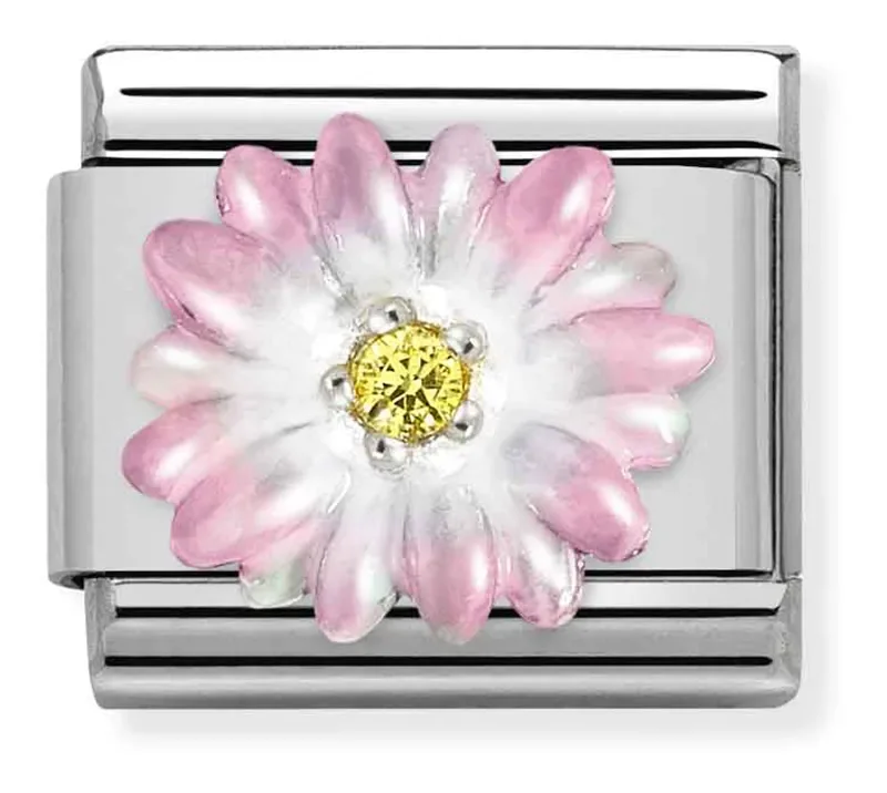 Nomination Composable Classic Länk, Pink Flower