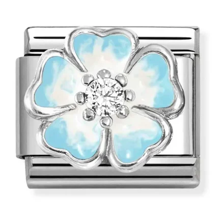 NOMINATION Blue shade flower White  330321_16