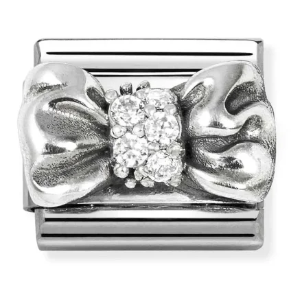 Nomination Composable Classic Länk, Slok med CZ, silver