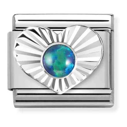 NOMINATION  Silver green opal stone  330508_26