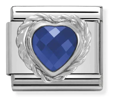 Nomination Composable Classic Länk bltt Hjärta silver