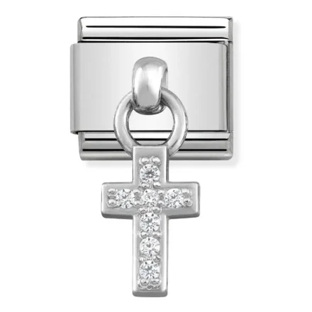 Nomination Composable Classic L&auml;nk Silver pendant Cross