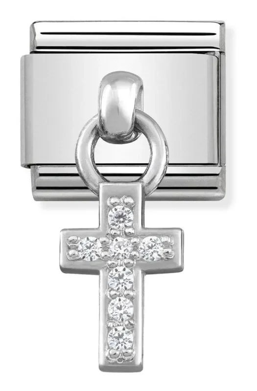 Nomination Composable Classic Länk Silver pendant Cross