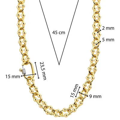 TI SENTO Milano Halsband 34020SY