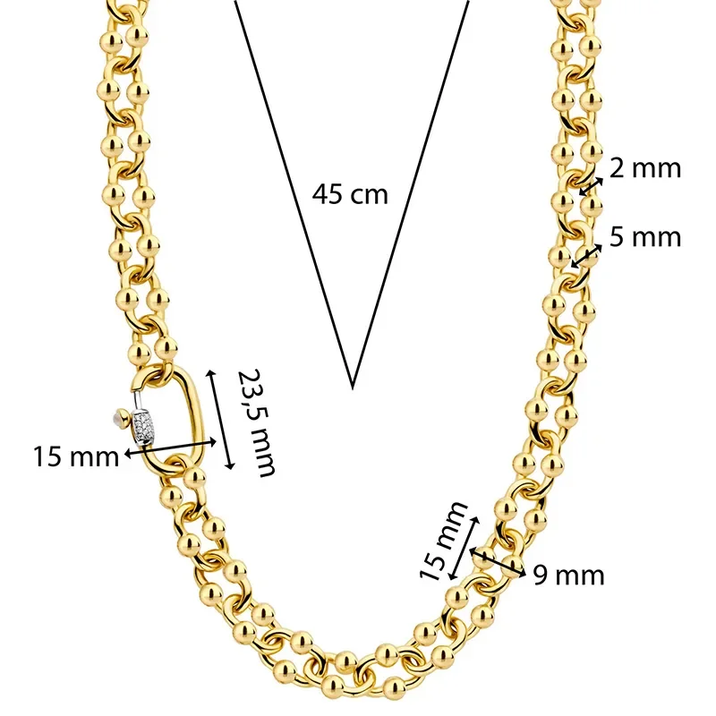 TI SENTO Milano Halsband 34020SY