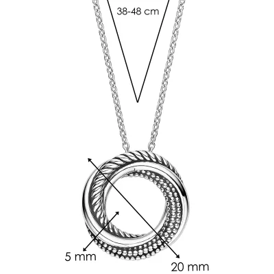 TI SENTO Milano Halsband 34054ZI
