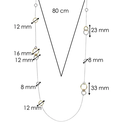 TI SENTO Milano Halsband 34060ZY