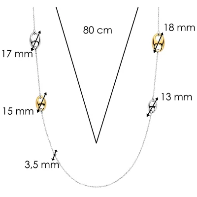 TI SENTO Milano Halsband 34063ZY