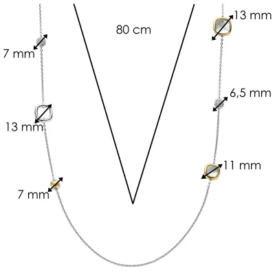 TI SENTO Milano Halsband 34066BL